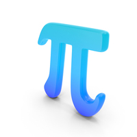 Pi Symbol Glowing PNG & PSD Images