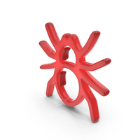 Spider Symbol Glowing PNG & PSD Images