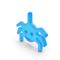 Spider Symbol Glowing PNG & PSD Images