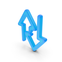 Swap Arrow Symbol Glowing PNG & PSD Images