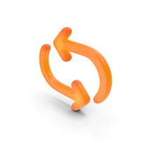 Synchronise Symbol Glowing PNG & PSD Images