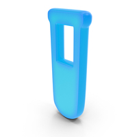 Test Tube Symbol Glowing PNG & PSD Images
