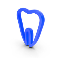 Tooth Dental Symbol Glowing PNG & PSD Images