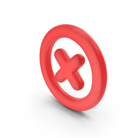 Unapproved Symbol Glowing PNG & PSD Images