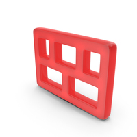 Wall Block Symbol Glowing PNG & PSD Images