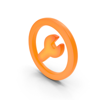 Wrench Symbol Glowing PNG & PSD Images