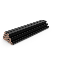 Pencils Mockup Black Body PNG & PSD Images