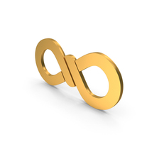 Infinity knot Sailor knot Icon Gold PNG & PSD Images