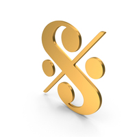 Segno Musical Sign Icon Gold PNG & PSD Images