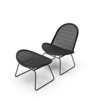 Gloster Bepal Lounge Chair PNG & PSD Images