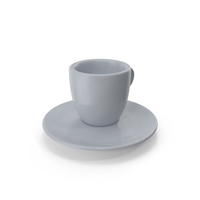 Coffee Cup with Saucer White PNG & PSD Images