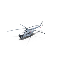 Helicopter MI-171 A3 White PNG & PSD Images