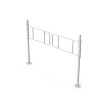 Monochrome Access Control Gates PNG & PSD Images