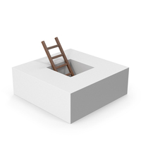 Wooden Ladder And Hole PNG & PSD Images
