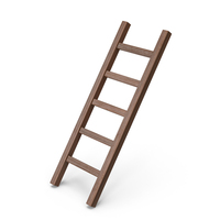 Dark Wood Ladder PNG & PSD Images