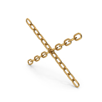 Gold Chain Cross PNG & PSD Images