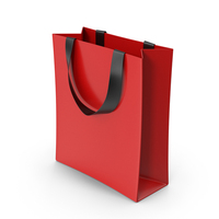Red Shopping Bag PNG & PSD Images