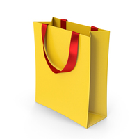 Yellow Shopping Bag PNG & PSD Images