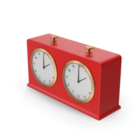 Red Chess Clock PNG & PSD Images