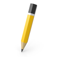 Yellow Cartoon Pencil PNG & PSD Images
