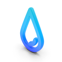 Water Drop Symbol PNG & PSD Images