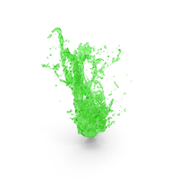Green Liquid Splash PNG & PSD Images