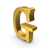 Gold Letter G PNG & PSD Images