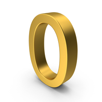 Gold Letter O PNG & PSD Images