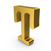 Gold Letter T PNG & PSD Images