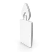 Candle Icon White PNG & PSD Images
