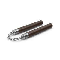 Nunchuck Dark Wood PNG & PSD Images