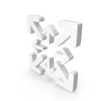 Expand Extension Icon White PNG & PSD Images