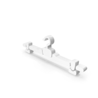 Cloth Hanger Icon White PNG & PSD Images
