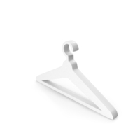 Cloth Hanger Icon White PNG & PSD Images