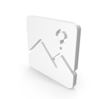 White Image Question Mark Icon PNG & PSD Images