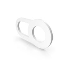 On And Off Switch Button Icon White PNG & PSD Images