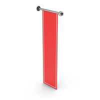 Red Wall Hanging Banner / Flag PNG & PSD Images