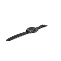 Classic Leather Strap Wristwatch LG PNG & PSD Images