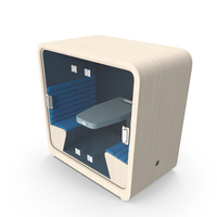 Silent Cube Meeting Pod Loop PNG & PSD Images