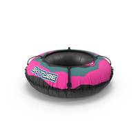 Snow Tube Sled Pink PNG & PSD Images