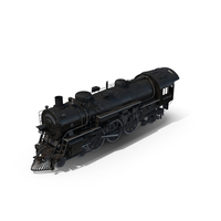 Steam Locomotive Santa Fe 3415 PNG & PSD Images