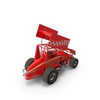 Winged Sprint Car PNG & PSD Images