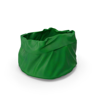 Santa Claus Open Green Bag PNG & PSD Images