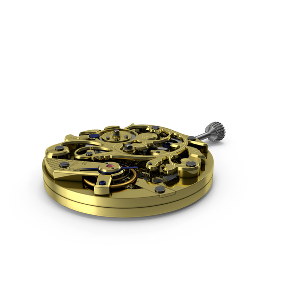 New Antique Pocket Watch Movement PNG & PSD Images