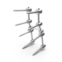 Lumbar Cervical Spine Fixation System PNG & PSD Images