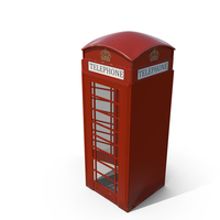 Classic British Telephone Booth PNG & PSD Images