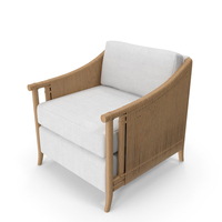 Mc Guire furniture Bill Sofield Jolie Lounge Chair PNG & PSD Images