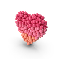 Heart Balloon Decoration PNG & PSD Images