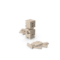 Wooden Block Game Begun PNG & PSD Images