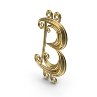 Gold Letter B PNG & PSD Images